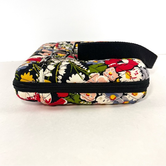 Vera Bradley Floral Laptop Bag - Black, Red, Yellow - Picture 3 of 10